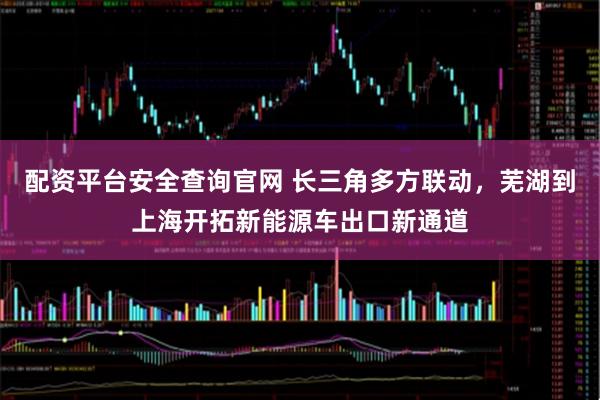 配资平台安全查询官网 长三角多方联动，芜湖到上海开拓新能源车出口新通道